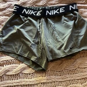 Grey nike sports shorts
